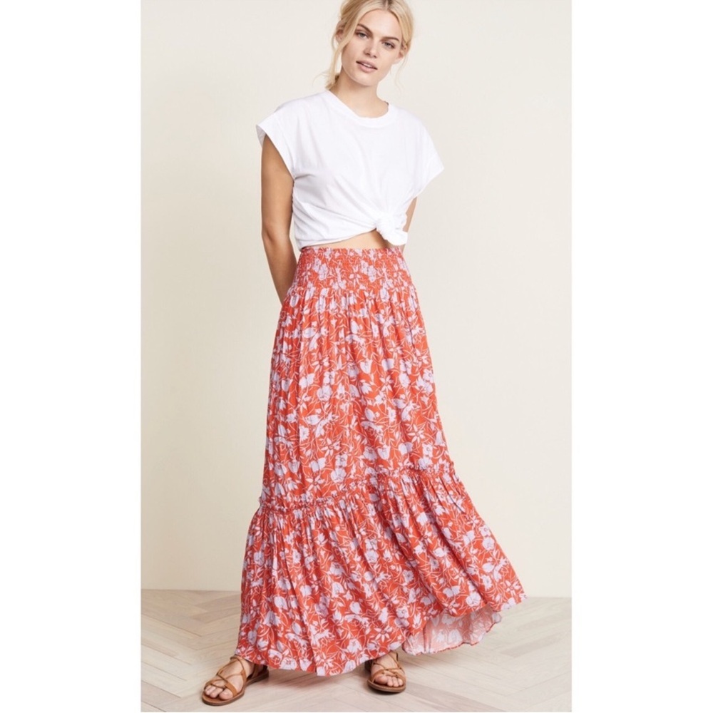 Free People Way of the Wind Printed Skirt Small - Picture 3 of 12